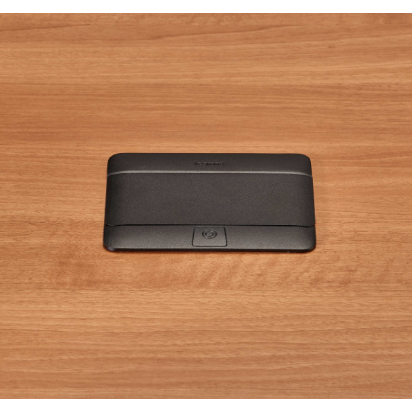 Pop Up Box, 20 Amp, Charging USB, Corded Plug, Black