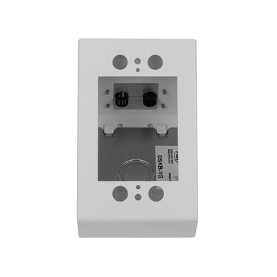 FSR DSKB-1G-WHT Table Surface Mount Box, 1 Gang, White