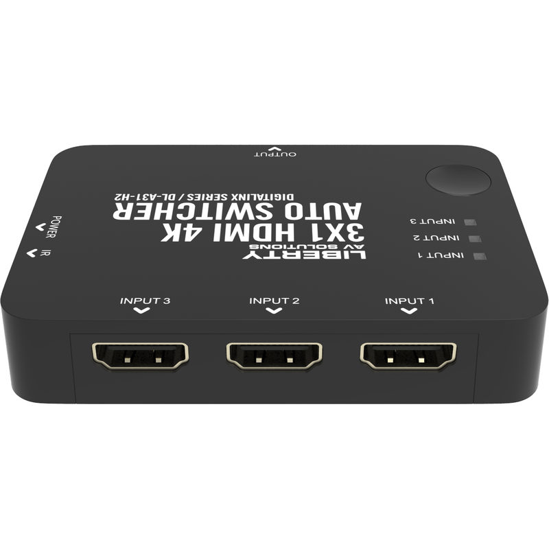 Liberty AV DL-A31-H2 3x1 HDMI 2.0 Auto Sensing Switcher HDR 4K60 4 Liberty AV DL-A31-H2 3x1 HDMI 2.0 Auto Sensing Switcher HDR 4K60 4