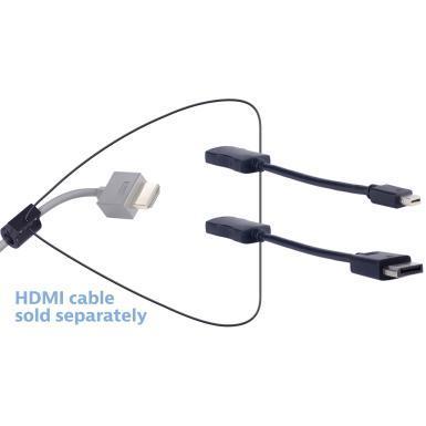 LIberty AV Digitalinx DL-AR523 HDMI Pigtail Adapter Ring, DisplayPort and Mini DisplayPort