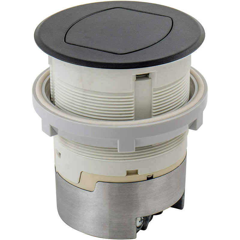 Bryant Electric RCT200BK Pop Up Outlet, 15Amp Hardwired, Surface Mount, Black