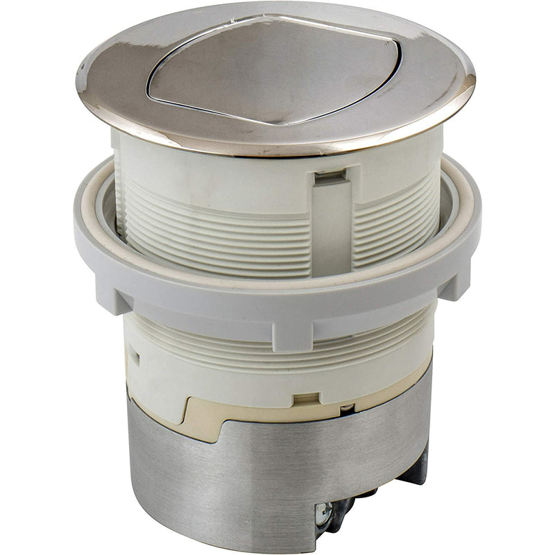 Bryant Electric RCT200NI Pop Up Outlet, 15Amp Hardwired, Surface Mount, Nickel, Closed