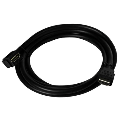 Altinex CM11347 Right Angle HDMI Female to HDMI Male, 6' Snap-In, Black