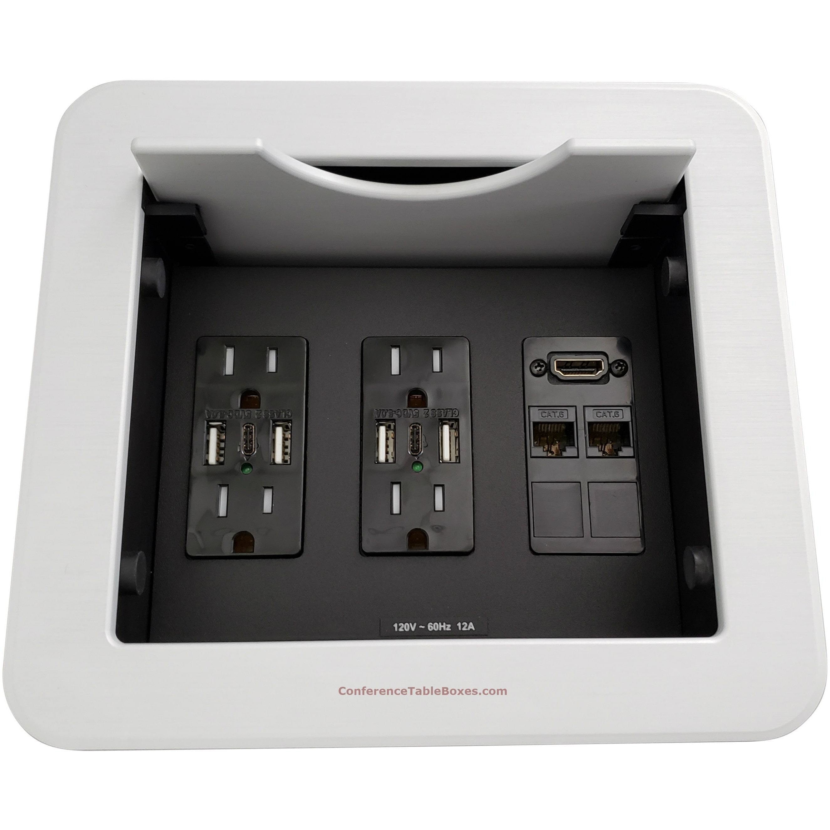 Altinex CNK222S Cable Nook, Sliding Lid, Multi-Format & Power