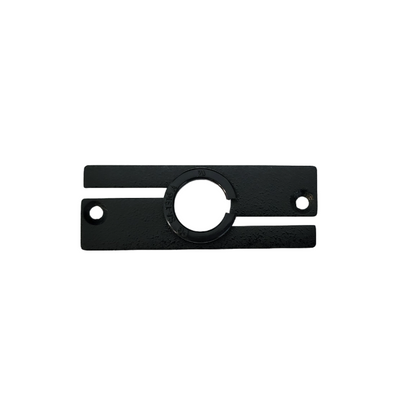 Lew HCW-SG Single Grommet Plate HCW Conference Table Box Part, Black