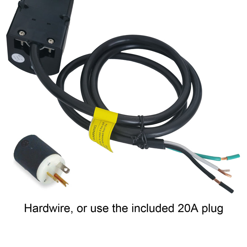 Pop Up Outlet with Custom Top For Wood or Stone, USB-A/C, Black