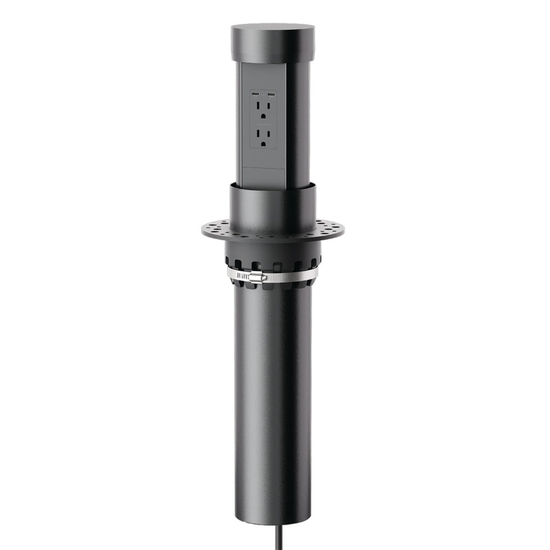 Point Pod Connect Black, Motorized Pop Up Power and Charging 65W USB-C