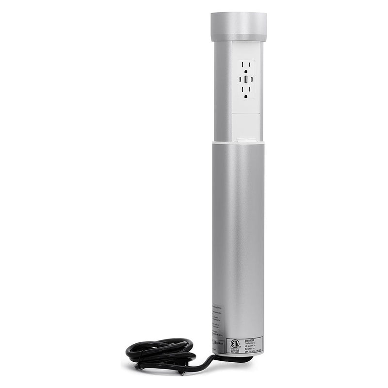 Point Pod Connect Silver, Motorized Pop Up Power and Charging USB-A/C ...