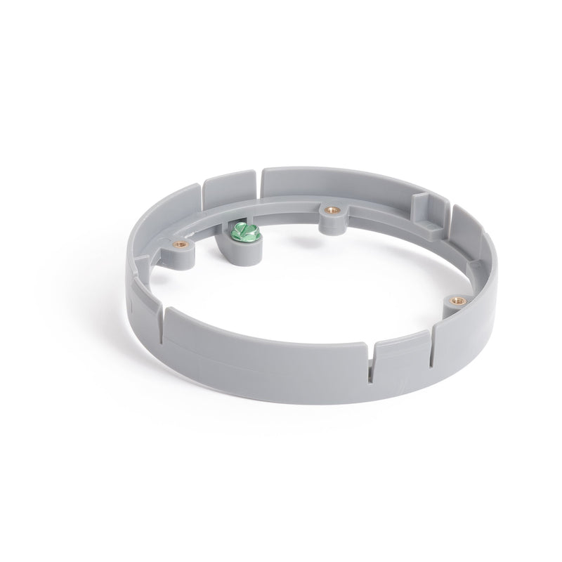 Recessed Round Floor Box for Concrete with Power & Data, Aluminum