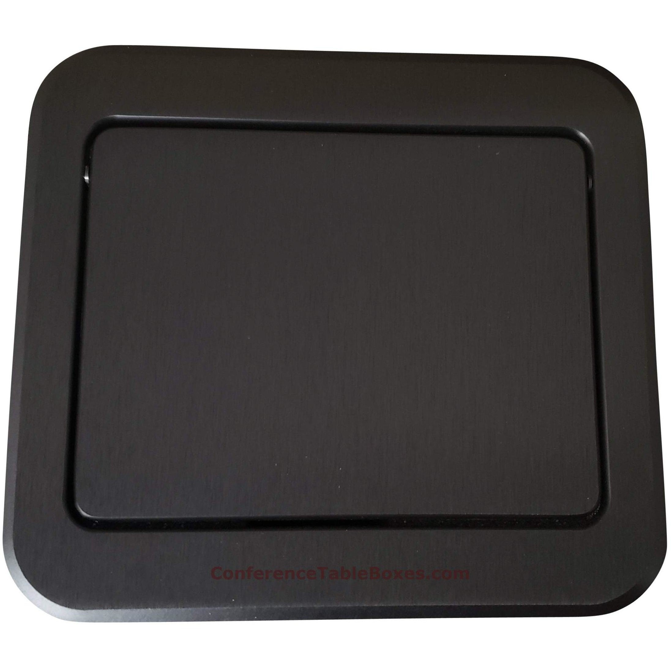 Pop Up Conference Table Box with 2 Power, 1 HDMI, 1 USB-C, Black