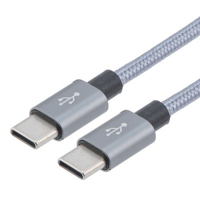 USB-C to USB-C Cable, 60W, 480Mbps, Male to Male Connectors, 6ft
