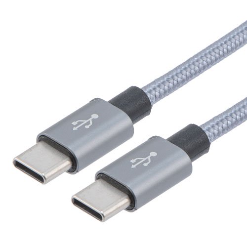 USB-C to USB-C Cable, 60W, 480Mbps, Male to Male Connectors, 6ft