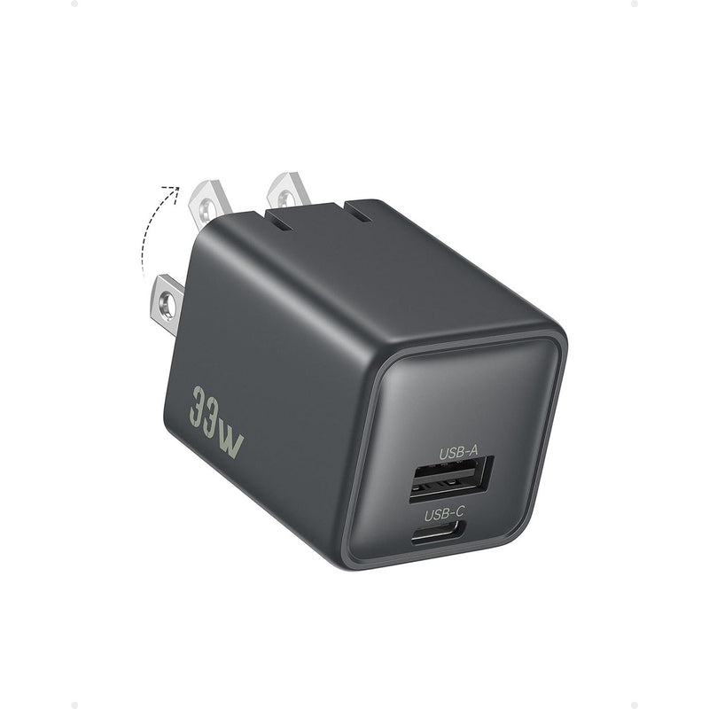 Cable Well 4 Power, 33W USB-C, 18W USB-A, 1 HDMI, 2 Cat6, Black