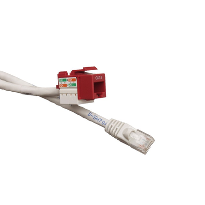 Altinex CM11351 Cat6 Female to Cat6 Male, 6' Snap-In, Red