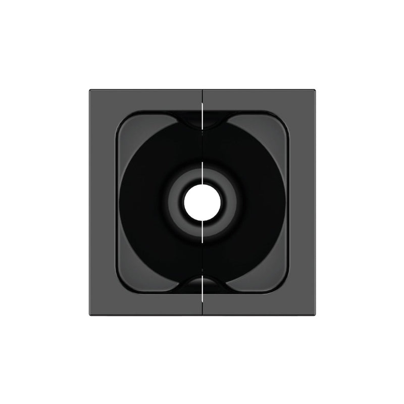 Kramer MCP-1 Single Hole Pass Through Module for T-IN Table Boxes, Black