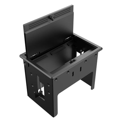 Kramer T-IN2-REC2(B) Empty Conference Table Well Box, 2 Module, Black