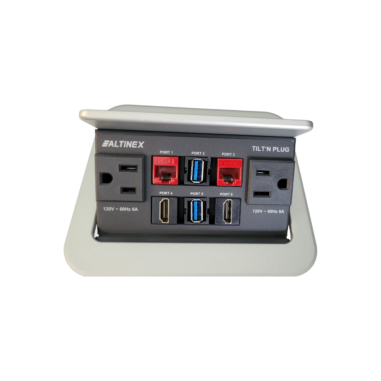 Altinex TNP327S Pop Up Cable Management Box AC, Data, USB, HDMI Altinex TNP327S Pop Up Cable Management Box AC, Data, USB, HDMI