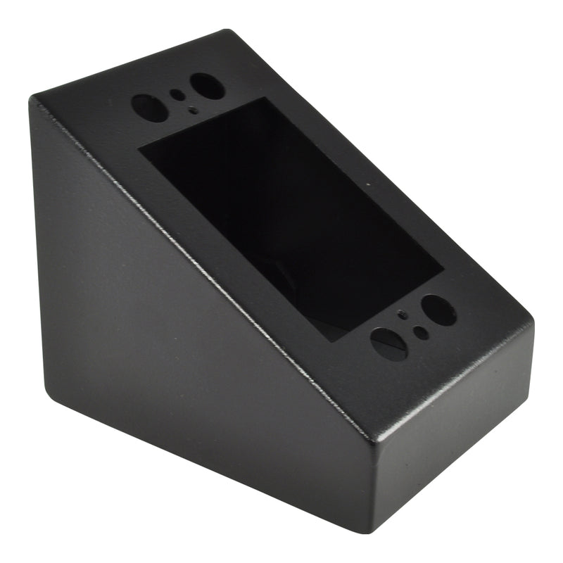 FSR DSKB-1G Table Surface Mount Box, 1 Gang, Black – Conference Table Boxes