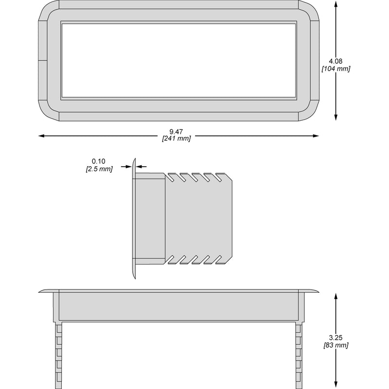 TB100-003 Altinex Table Buddy Modular Frame - Black
