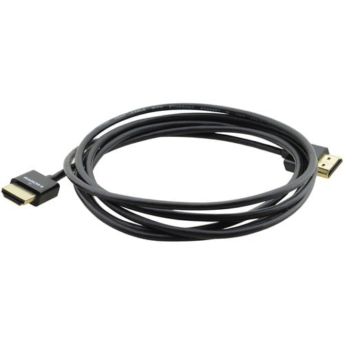 Kramer C-HM/HM/PICO/BK Ultra-Slim High Speed HMDI Cable w/Ethernet - 2'