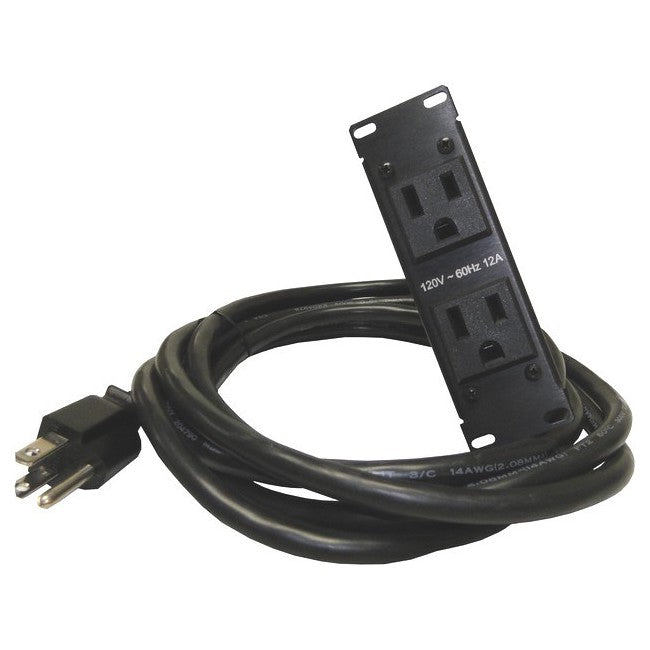 Altinex CN5008US Power Outlet for CNK Series, Two Power, Black