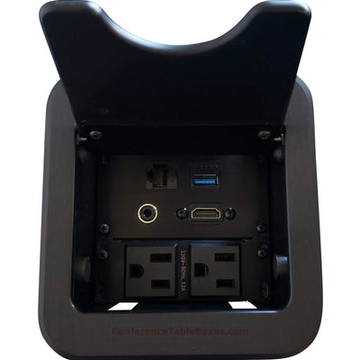 Conference Table Multimedia Boxes | Pop Ups, Cable Wells, Under Table ...