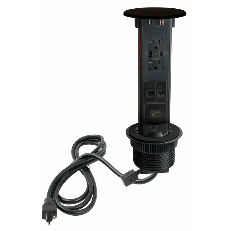 PUR20-RDB-AC-2USB-2CAT6-HDMI-QI Entire Unit