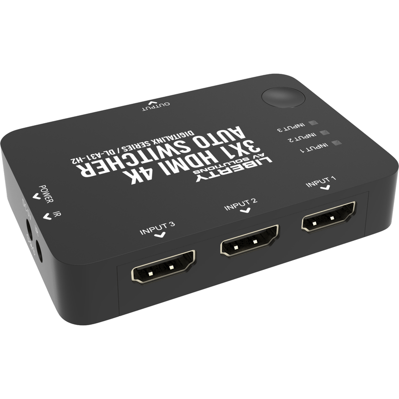 3x1 HDMI 2.0 Auto Sensing 4K60 4:4:4 Auto Switcher, HDR, HDCP 2.2