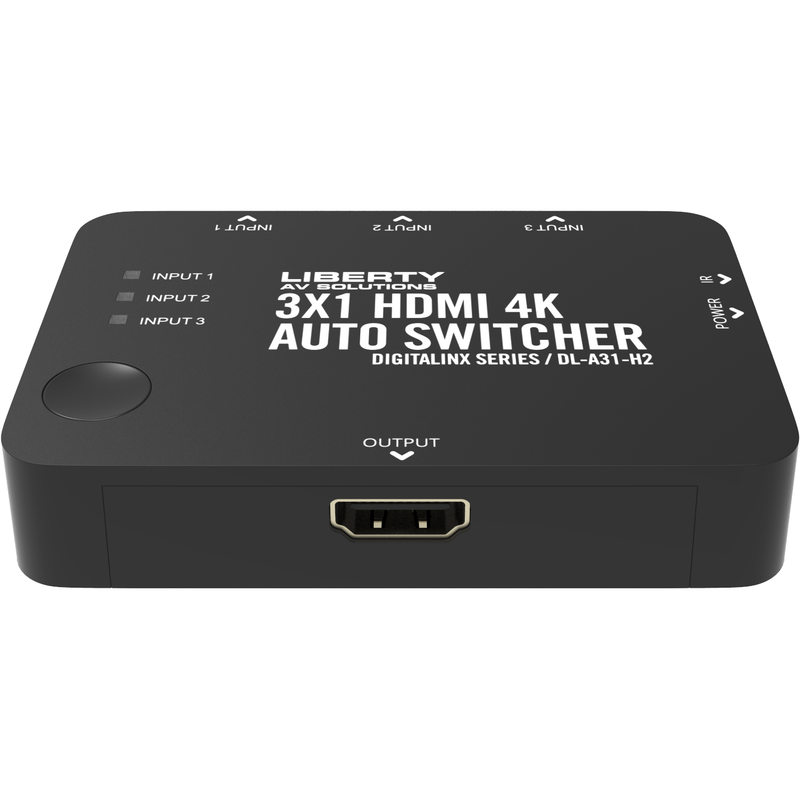 3x1 HDMI 2.0 Auto Sensing 4K60 4:4:4 Auto Switcher, HDR, HDCP 2.2