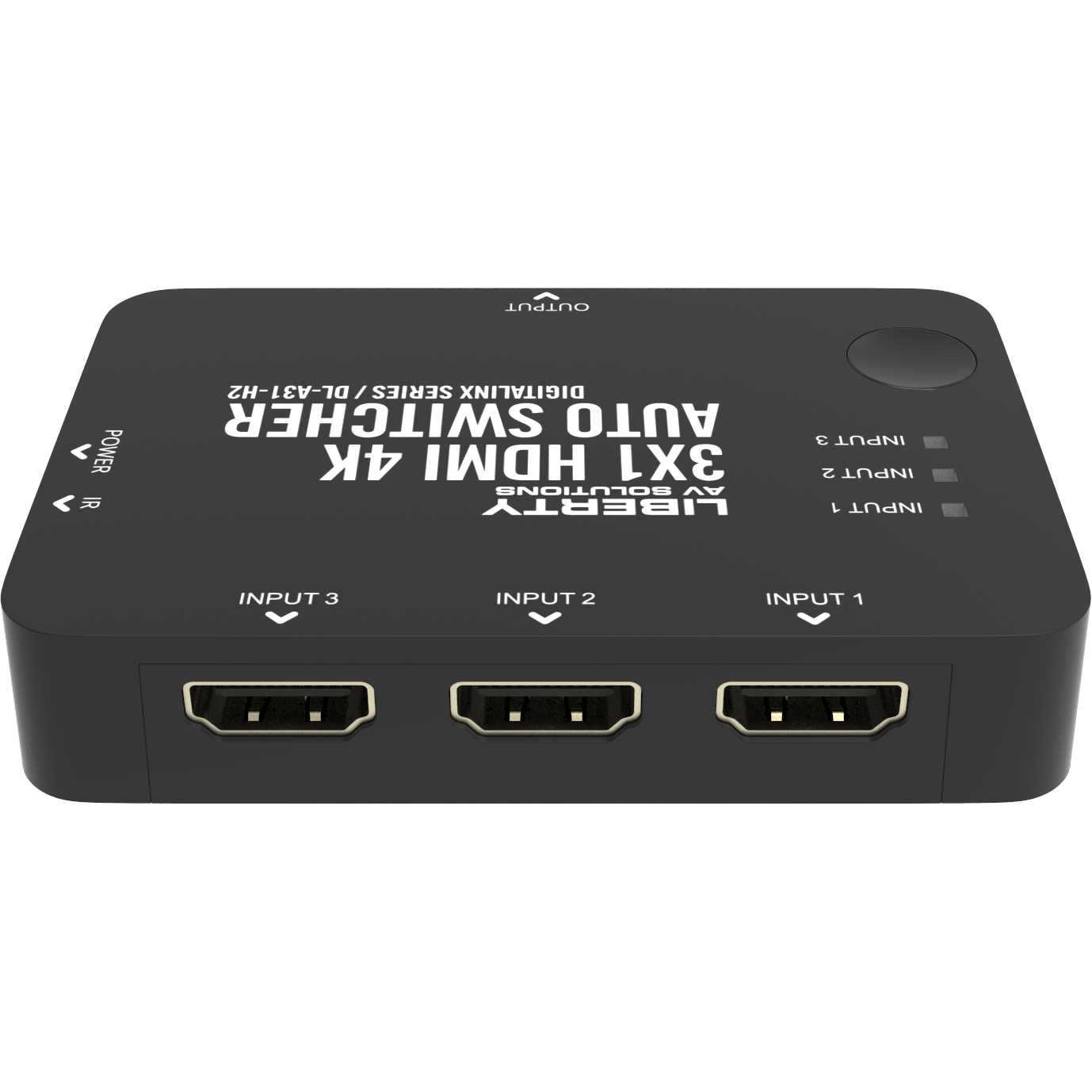 Liberty AV DL-A31-H2 3x1 HDMI Auto Sensing Switcher HDR 4K60