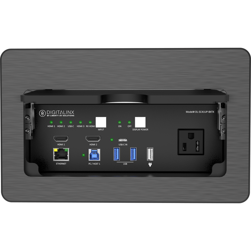 4x1 VC Collaboration Table Box Extender & Auto Switcher, 3 HDMI, 1 USB-C