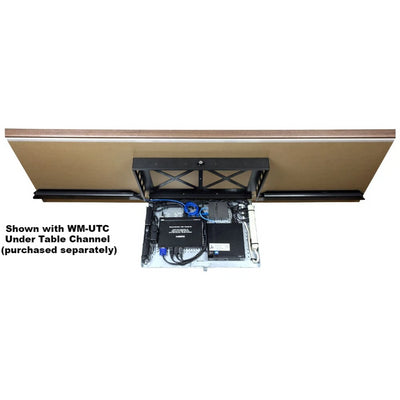 FSR WM-UTR1S Concertto Under Table Rack Shelf, shown open