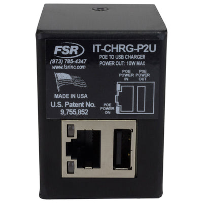 PoE to USB Universal Charger, Wall Cube, 10 Watts