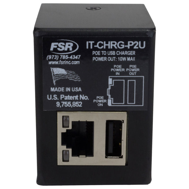 PoE to USB Universal Charger, Wall Cube, 10 Watts