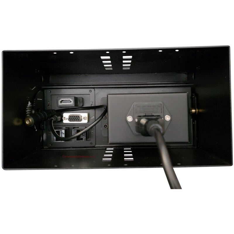 Table AV Box, 2 Power, 2 Charging USB, 1 HDMI, 1 VGA/Audio, 2 Data ...