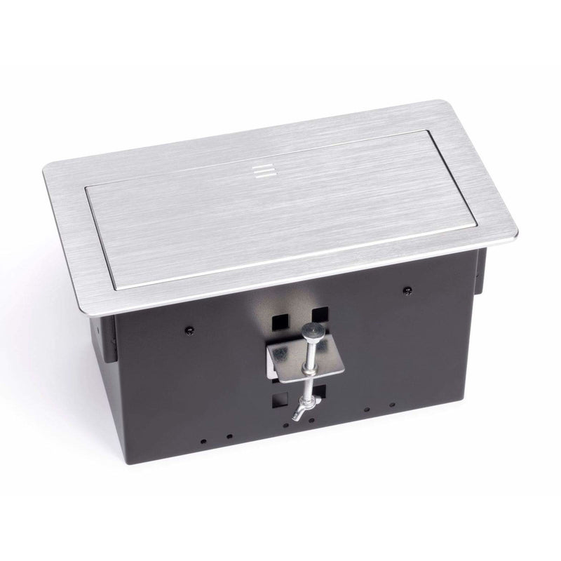 Lew Electric HCW-S Modular Conference Table Box - Silver