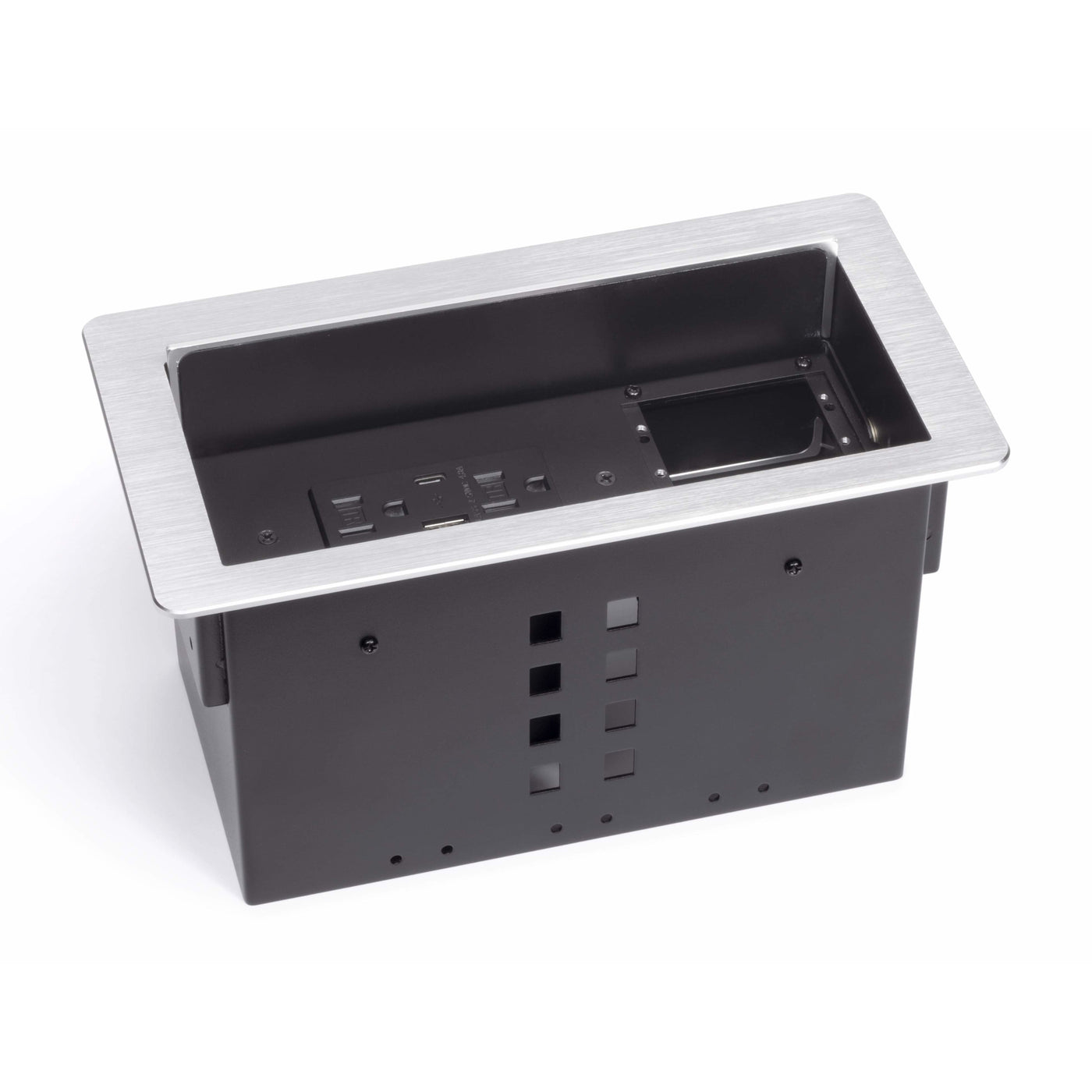 Lew Electric HCW-S Modular Conference Table Box - Silver – Conference ...