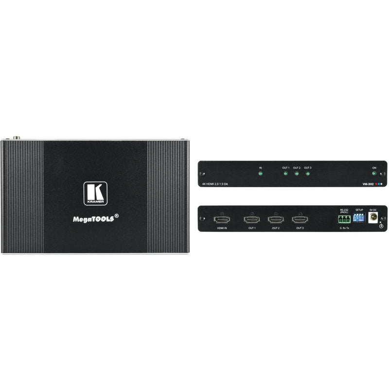 Kramer VM-3H2 1:3 4K HDMI Distribution Amplifier