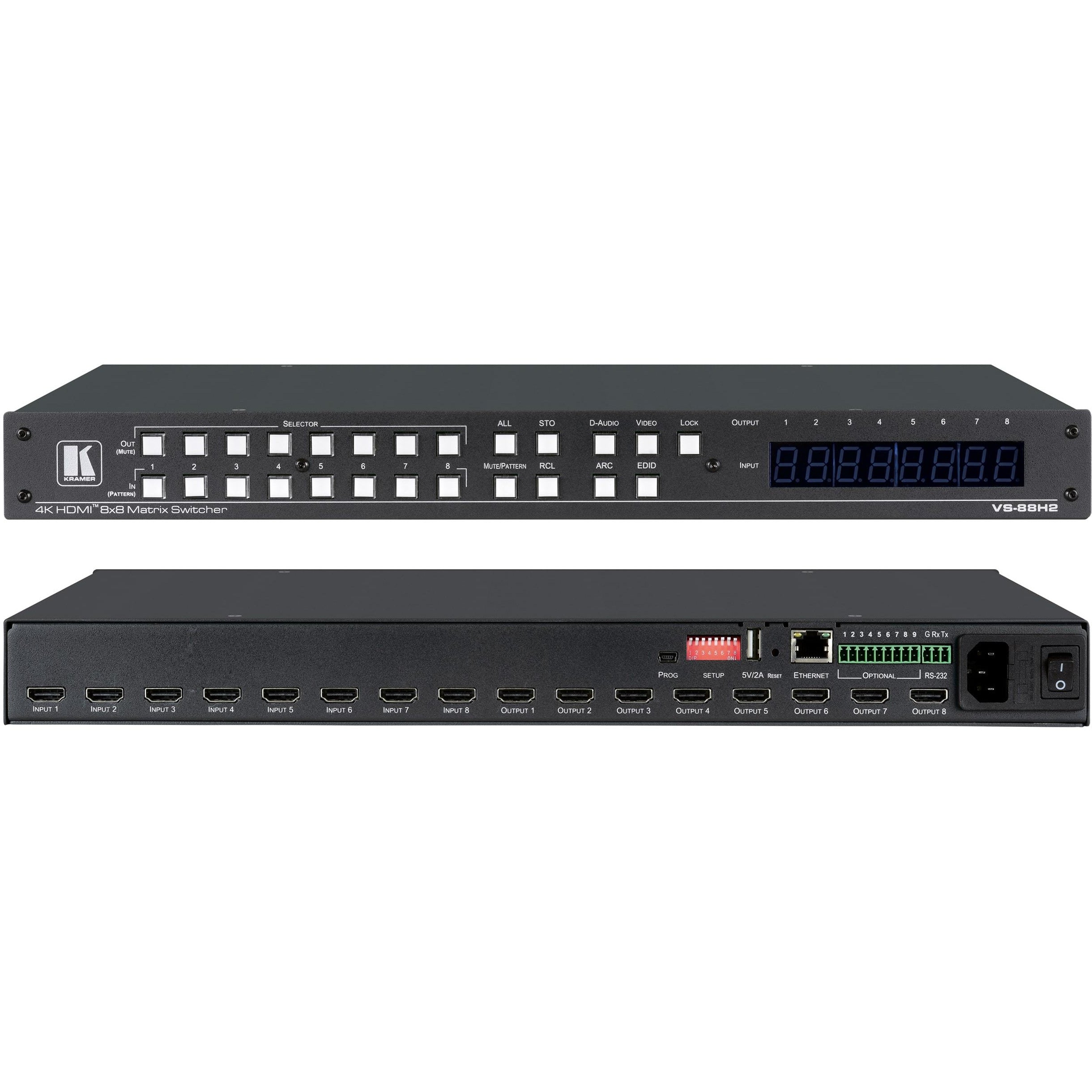 Kramer VS-88H2 8x8 HDMI Matrix Switcher