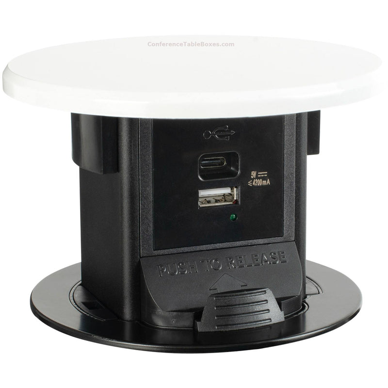 Lew PUR-RWT-2USB Pop Up Wireless Charging Top