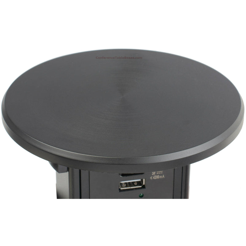 Lew PUR-RBK-2USB Pop Up Wireless Charging Top
