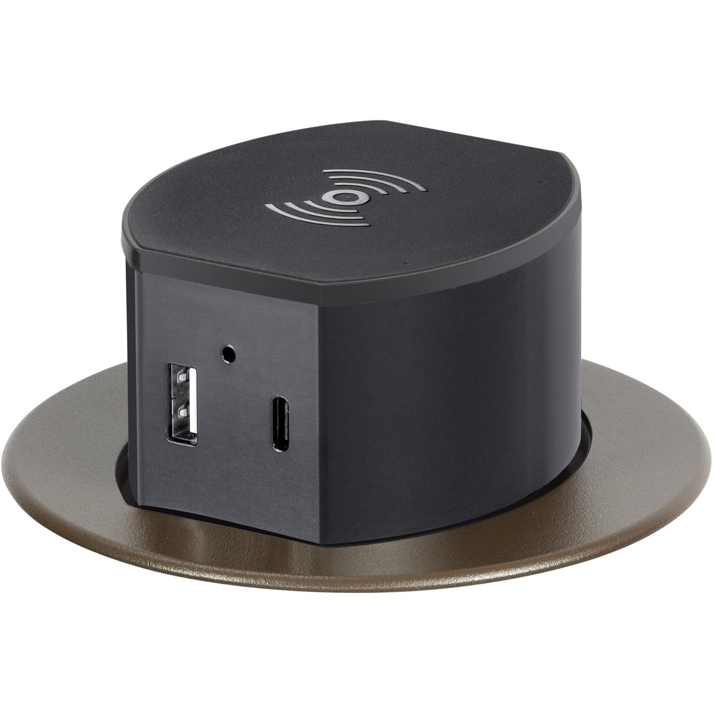 Hubbell RCT620BZE Pop Up 20A Power, USB-A/C Wireless Charging