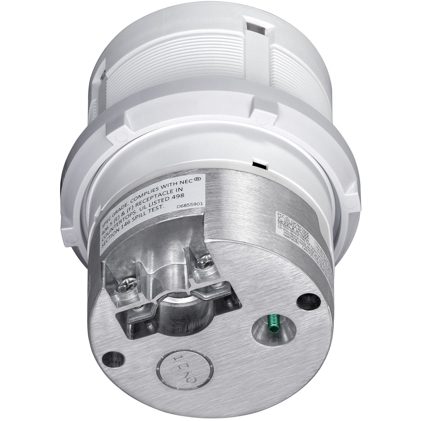 Hubbell RCT620W Pop Up 20A Outlet, USB-A/C, Wireless Charging, White ...