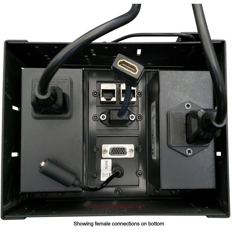 Kramer TBUS-1-KWC-B2 Showing Female Connections Under Box