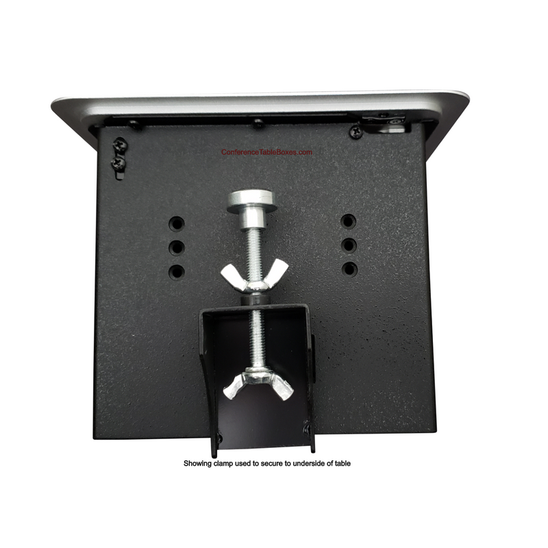 TBUS-1-KWC Silver Showing Side Clamps