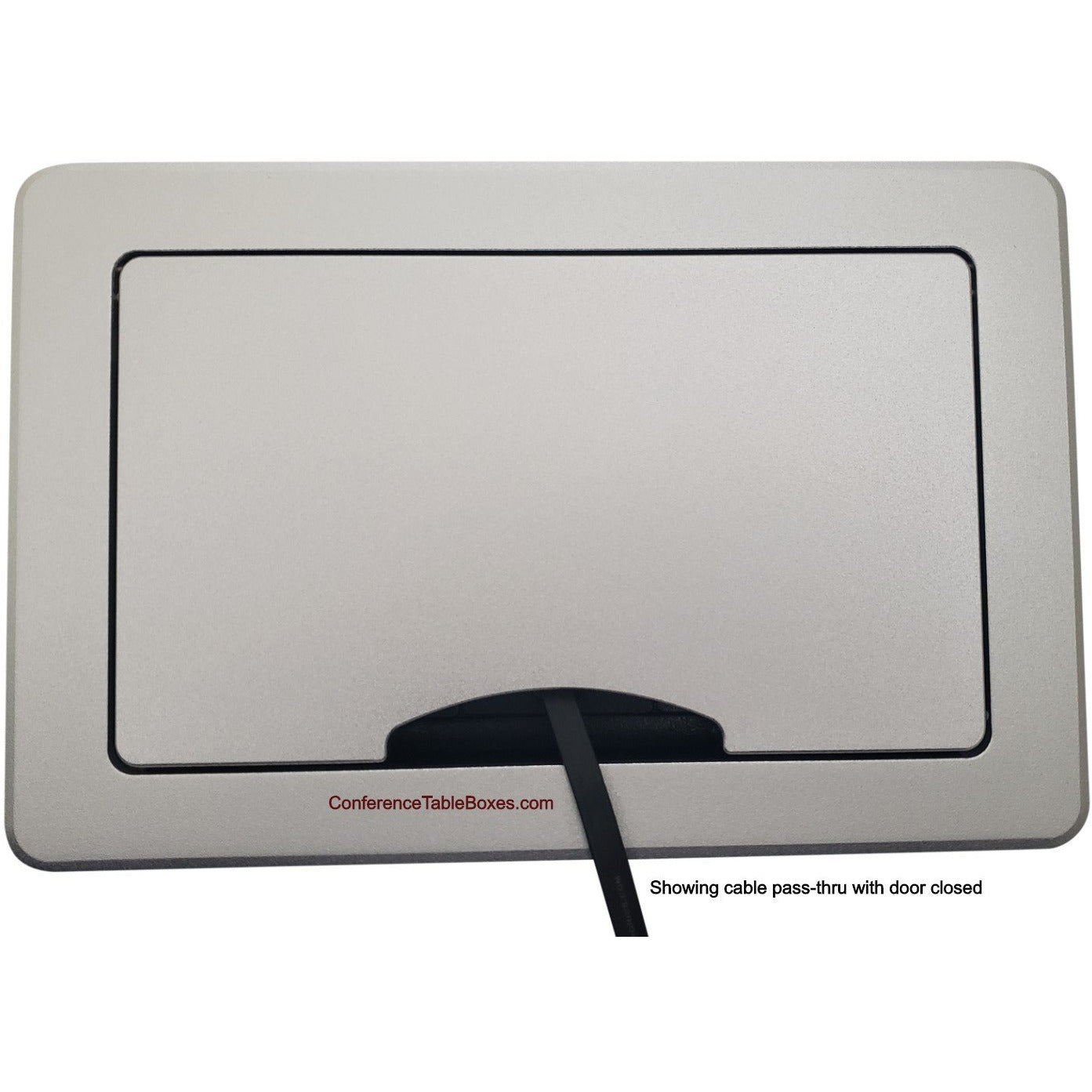 Table AV Box, 2 Power, 1 HDMI, 1 USB-C, 2 Charging USB, 2 Cat6, Silver ...