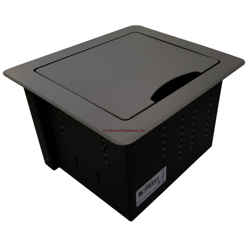 Kramer Table Box with 4 Power, 2 HDMI, 2 Charging USB, 2 Cat6, Black ...