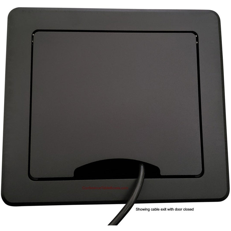 Kramer Table Box with 2 Power, 4 HDMI, 2 Charging USB, 4 Cat6, Black ...