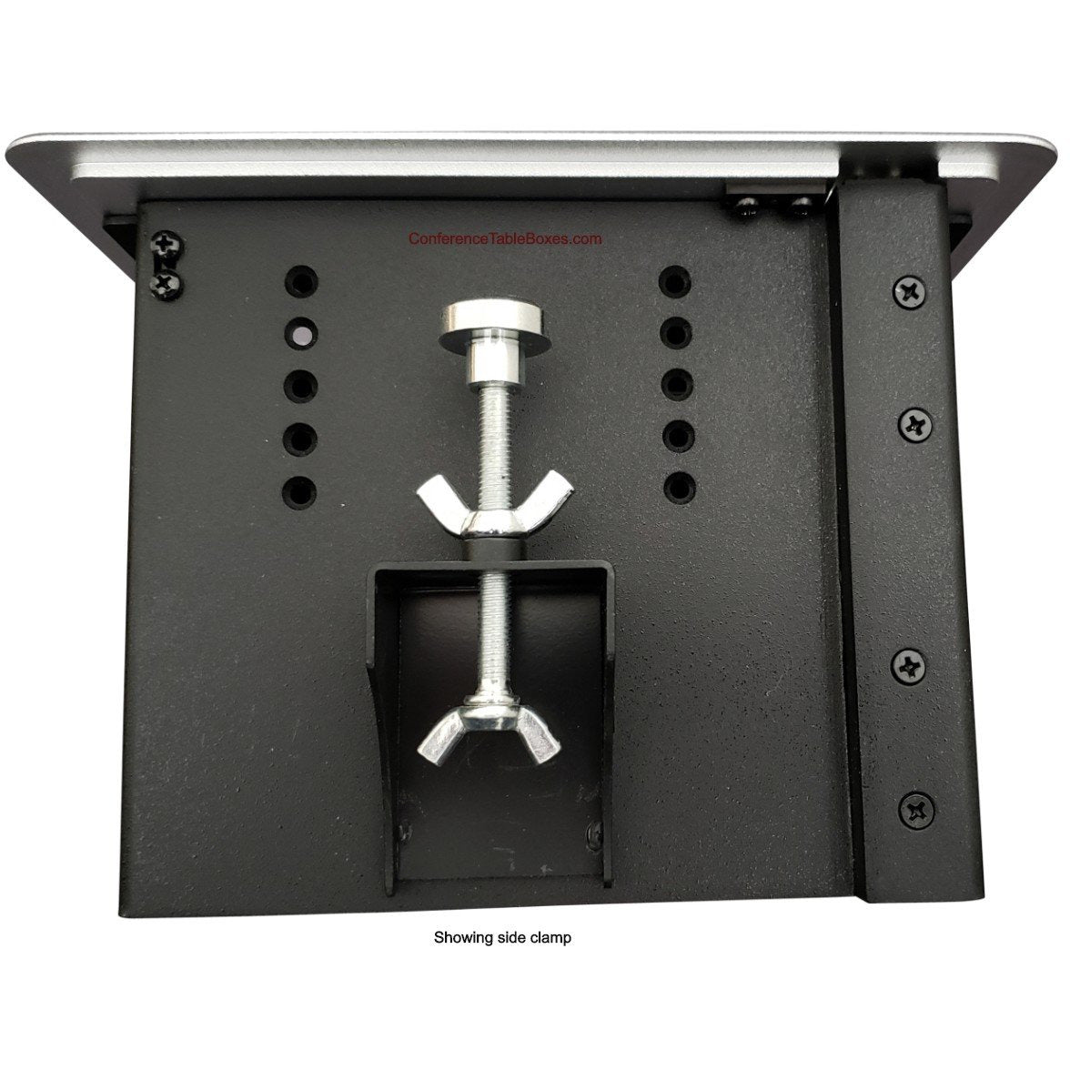 Kramer Table AV Box, 4 Power, 2 HDMI, 2 Charging USB, 2 Cat6, Silver ...