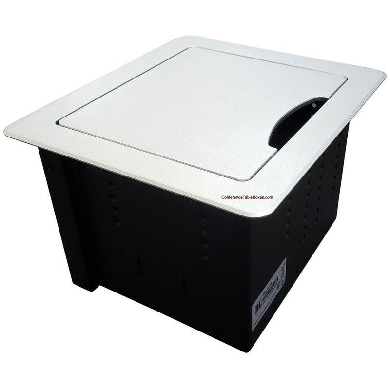 Kramer Table AV Box, 4 Power, 2 HDMI, 2 Charging USB, 2 Cat6, Silver ...